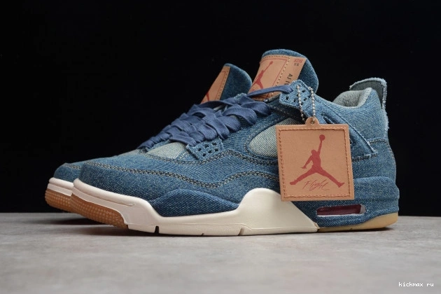 Rep Air Jordan Levi's 4 x Denim AO2571-401 Nike 0817